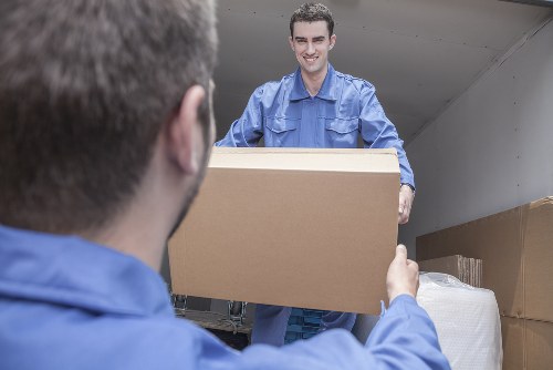 Secure long-term storage unit in Stjamess with organized boxes