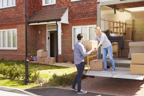 Professional small removals service in Stjamess with compact moving van
