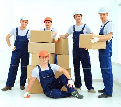 Professional local removals team preparing a move in Stjamess