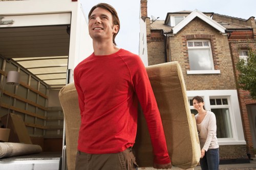 Secure handling of office furniture and IT equipment during removals in Stjamess